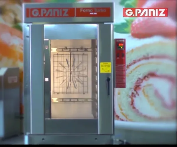 Forno Turbo 5 Esteiras a Gás FTG 150 Epóxi G Paniz