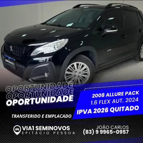 Peugeot 2008 Allure Pack 1.6 Flex 16V Aut. 2024