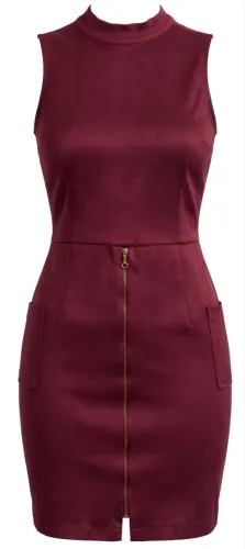 Vestido vinho - Tamanho P