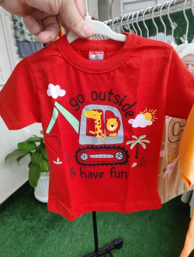 Lote de camiseta infantil