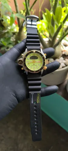 Citizen Aqualand fundo fluorescente