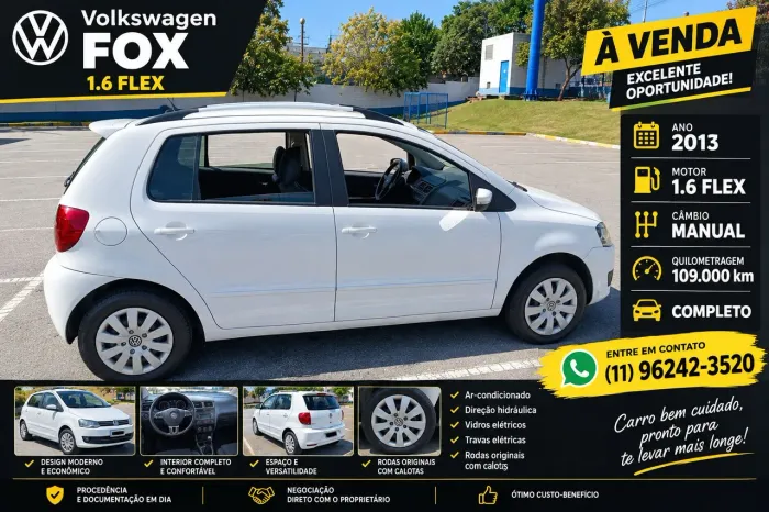 Volkswagen Fox Bluemotion 1.6 MI Total Flex 5P. 2013