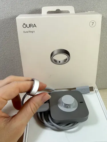 Oura ring 4 prata tamanho 7