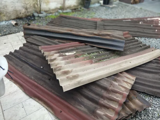 Telhas ecológica usadas Doação