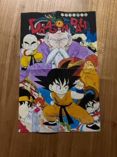 Pôster de divulgação do Mangá Dragon Ball - para colecionadores!