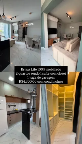 Alugo apartamento Mobiliado no Brisas
