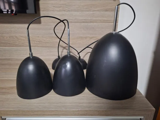 Pendentes 220v preto