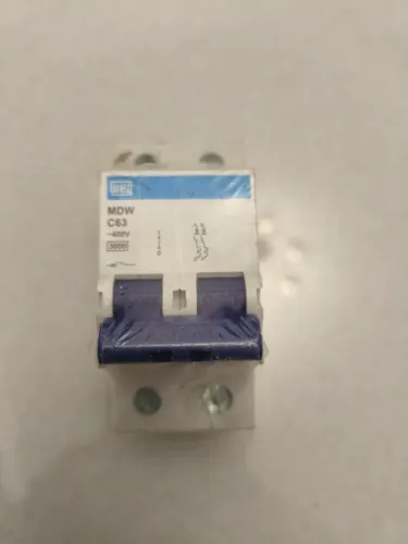Disjuntor bipolar 63a curva c Weg