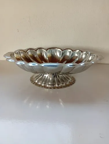 Fruteira de mesa em aço inox