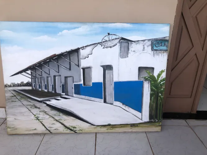 Quadro da estação ferroviária de CANGUARETAMA 