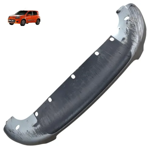 Spoiler Inferior Parachoque Fiat Uno Sporting 2011 2012 2013 Cinza