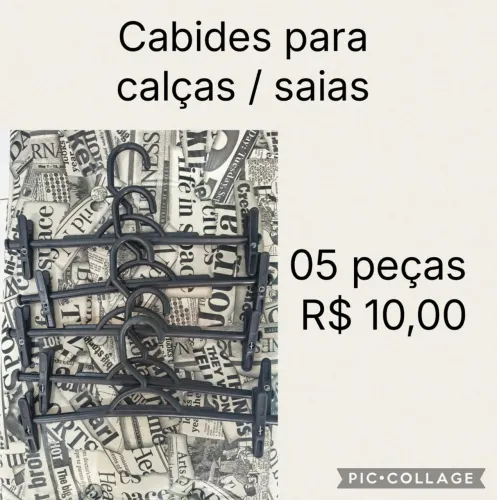Cabides , araras e manequins 