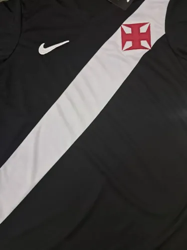 Camisa do Vasco Dry Fit preta.