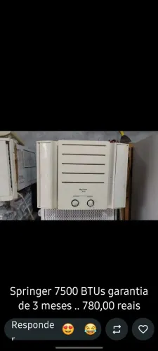 Ar condicionado 7500 BTUs 