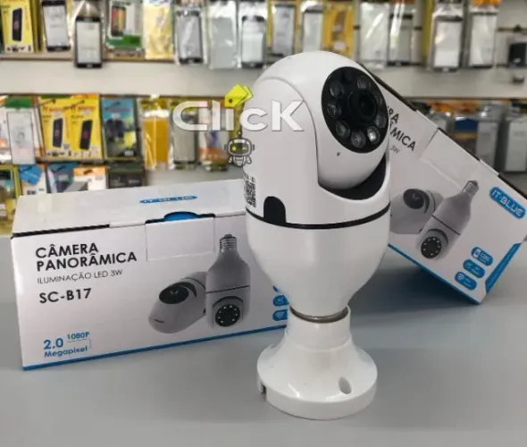 Lâmpada câmera Wi-Fi com visão noturna - Youusee