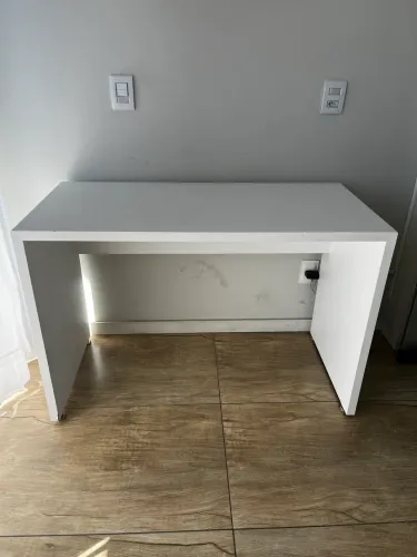 Mesa para escritório/estudo MDF BRANCO