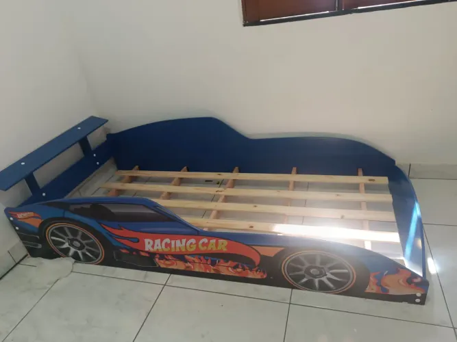 CAMA DE CARRO MASCULINO INFANTIL