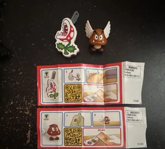 Brinquedos Colecionaveis Kinder Joy Super mario Importados (Desapegos)