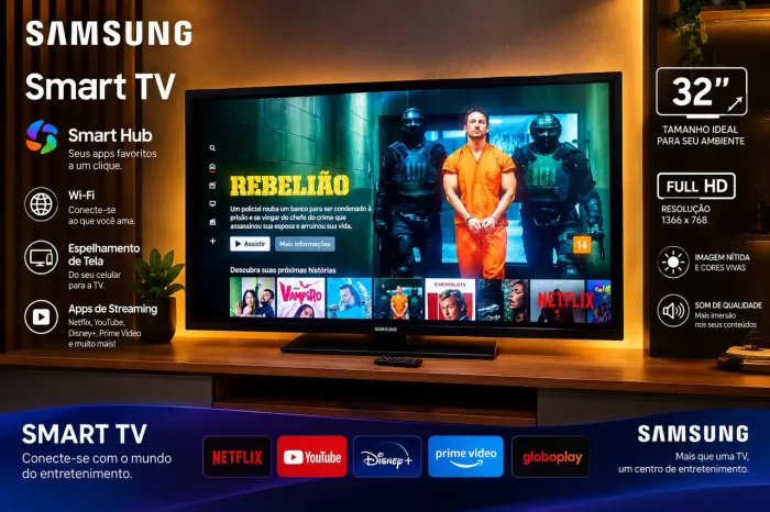 Smart TV 32 polegadas