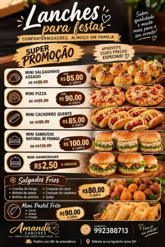 Salgados em geral