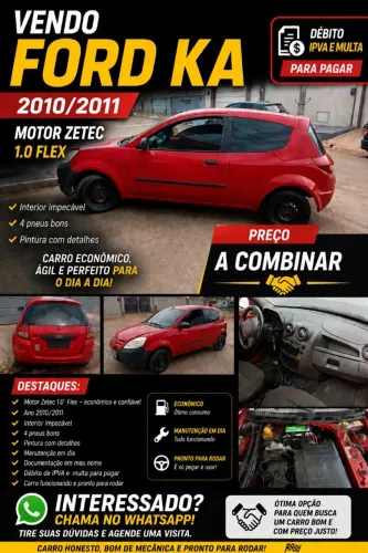 Ford KA 1.0 8v/1.0 8V ST Flex 3P 2011