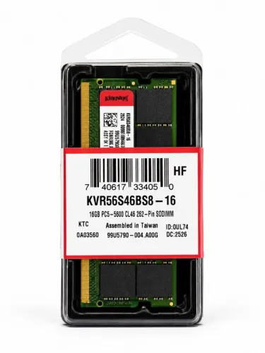 Memória RAM Kingston 16GB DDR5 5600MHz Notebookk
