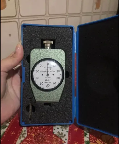 Autêntico japonês teclock medidor de dureza de borracha GS-706N a-type durômetro