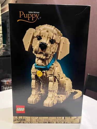 Lego Icons 11384 Filhote Golden Retriever Lacrado