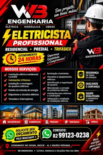 Eletricista urgente 24h/ trifásico/ padrão de energia