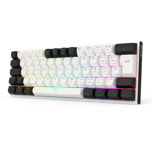 Teclado Magnético Redragon Magnético Pink K683BW-RGB