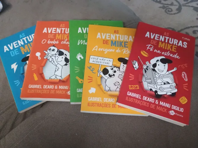 Livros as aventuras de Mike