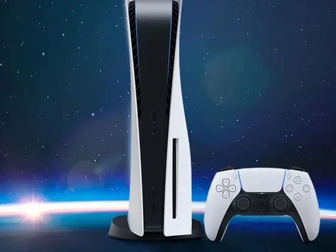 Console PS5 com 2 controles