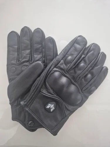 Luvas vintage motocicleta couro XL