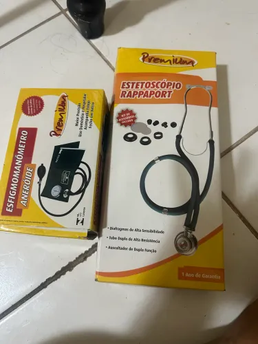 Kit aparelho de pressão e estetoscópio