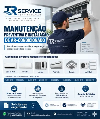 Manutenção ar condicionado