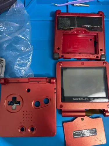 Game boy sp tela e carcaça