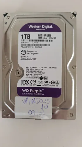 HD Interno WD Purple 1TB Surveillance SATA III 6GB/s 5400 RPM WD10PURZ.