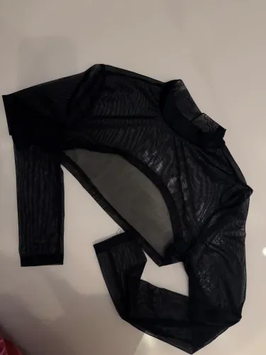 Top + Sobreposição em tule Conjunto Lindo