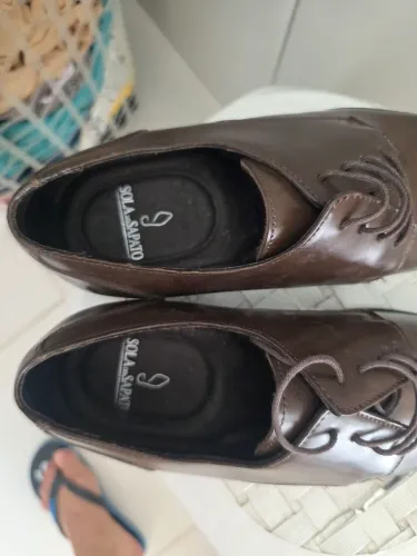 SAPATO SOCIAL NUNCA USADO SOLA DO SAPATO 