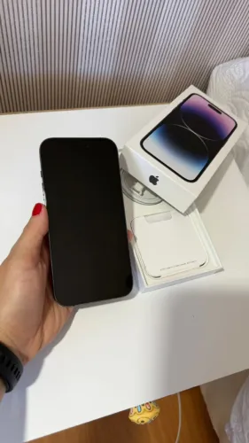 Apple iPhone 14 Pro 256 GB Roxo - Perfeito - Único dono - Caixa + cabo originais