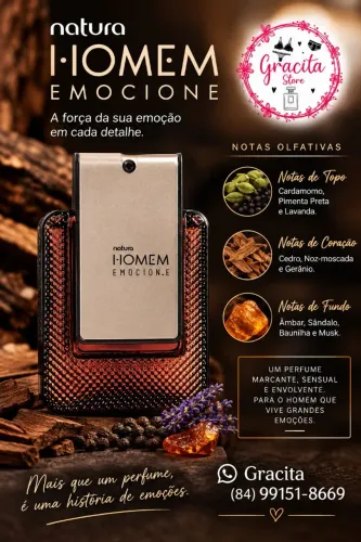 Natura Homem EMOCIONE 100ML