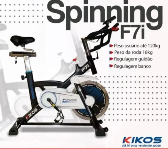 Bicicleta Spinning Kikos F7i 