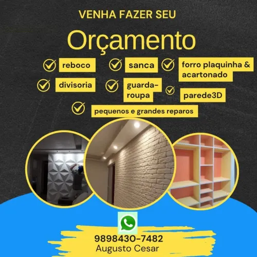 Serviços de gesso em geral 