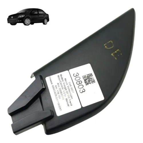 Acabamento Interno Retrovisor Esquerdo Vw Voyage Gol G5 2011 Preto