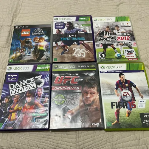 Jogos Xbox 360 e ps3