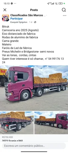 Vendo Scania p 360