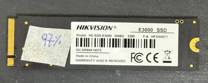 SSD NVMe 2TB Hikvision E3000 3500mb/s