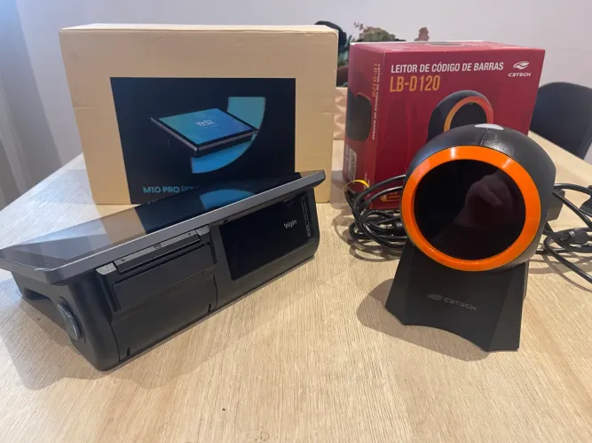 Mini Pdv Elgin M10 Pro 10 Touch Screen Com Impressora Wifi