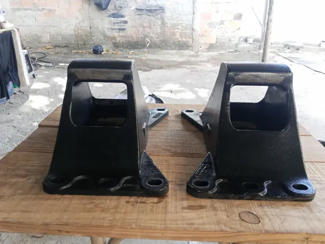 Pé/suporte JOST para quinta roda 250mm