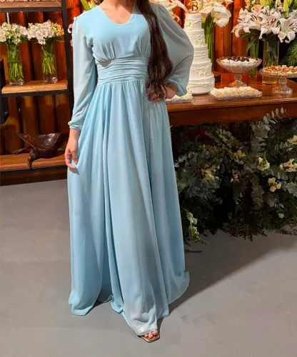 Vestido madrinha feito em costureira